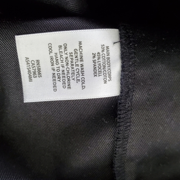 1901 Belted Twill Dress 16 Black Sleeveless Button Front with Pockets Preppy - Picture 12 of 14